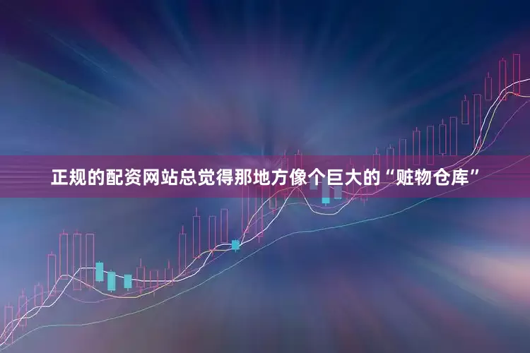 正规的配资网站总觉得那地方像个巨大的“赃物仓库”